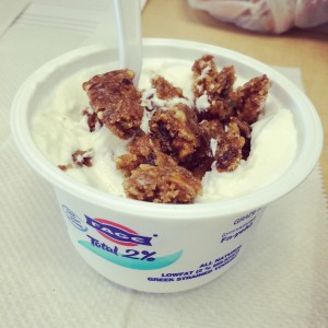 Fiberlove bar and yogurt