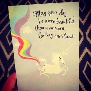 Unicorn card 