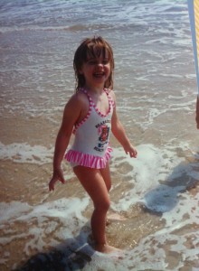 Little Jess on the beach  220x300 - Thinking Out Loud: Childhood Favorites