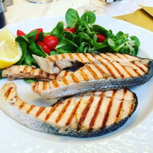 grilled salmon 