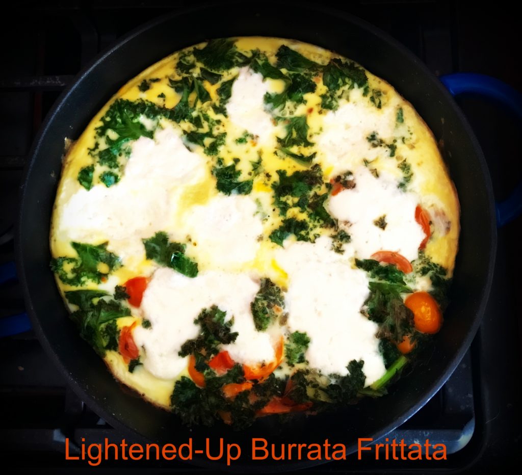 burrata frittata feature 1024x932 - Lightened-Up Burrata Frittata