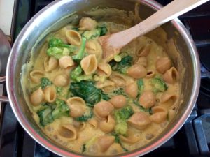 Vegan Mac and Cheese Cooking