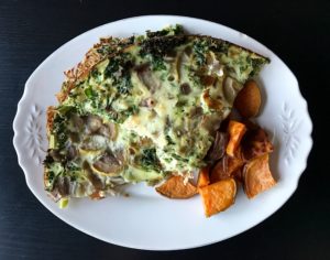 frittata-greens-ricotta