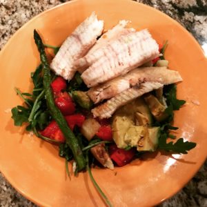 breakfast-salad-fish-avocado