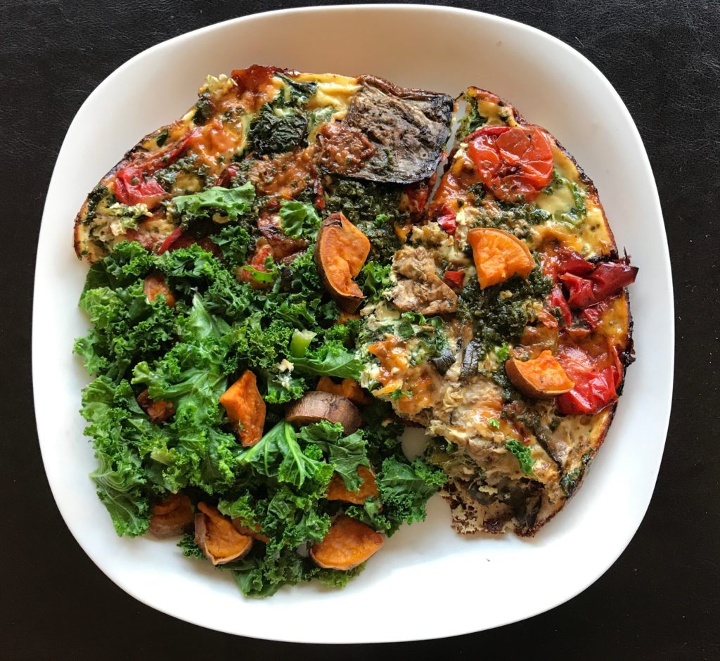 Frittata and Sweet Potato 