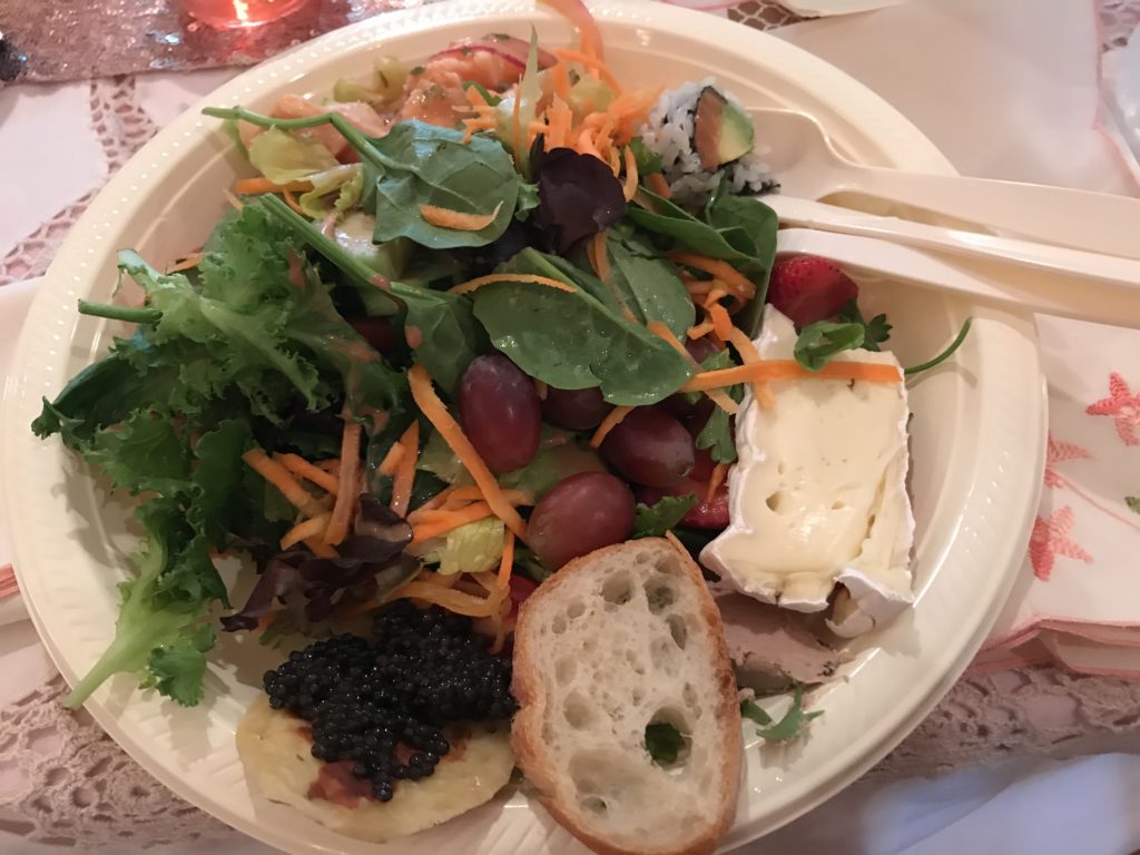 bridal shower lunch plate