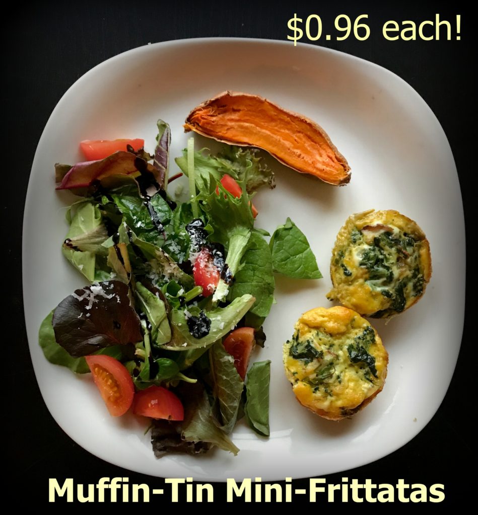 MiniFrittataPlateFeature 949x1024 - Budget-Friendly Muffin-Tin Mini-Frittatas