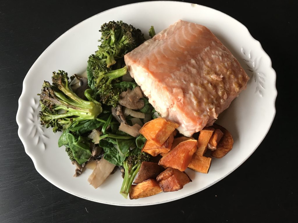 Salmon Broccoli & Sweet Potato