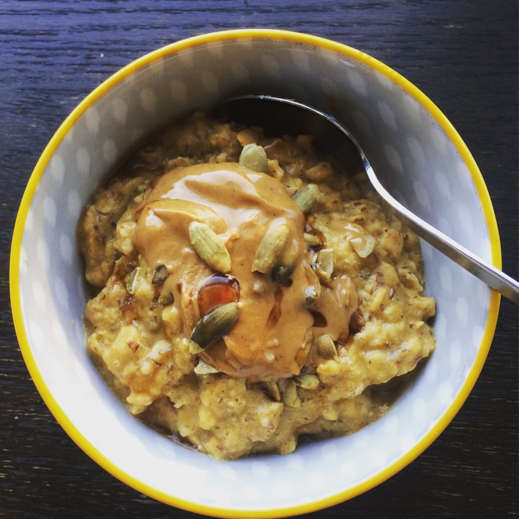 pumpkin oatmeal  - Thinking Out Loud: October Obsessions
