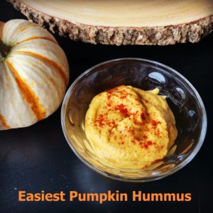 Easiest Pumpkin Hummus Feature