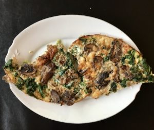 mushroom frittata