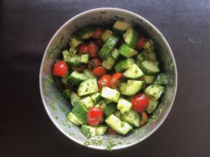HerbedCucumberTomatoSalad