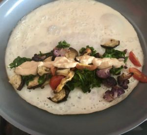 Hummus-Omelet-Inside