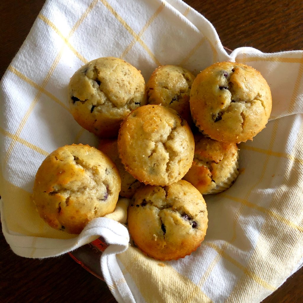 MuffinsInBasket 1024x1024 - Gluten-Free Lemon Blueberry Chia Seed Muffins 