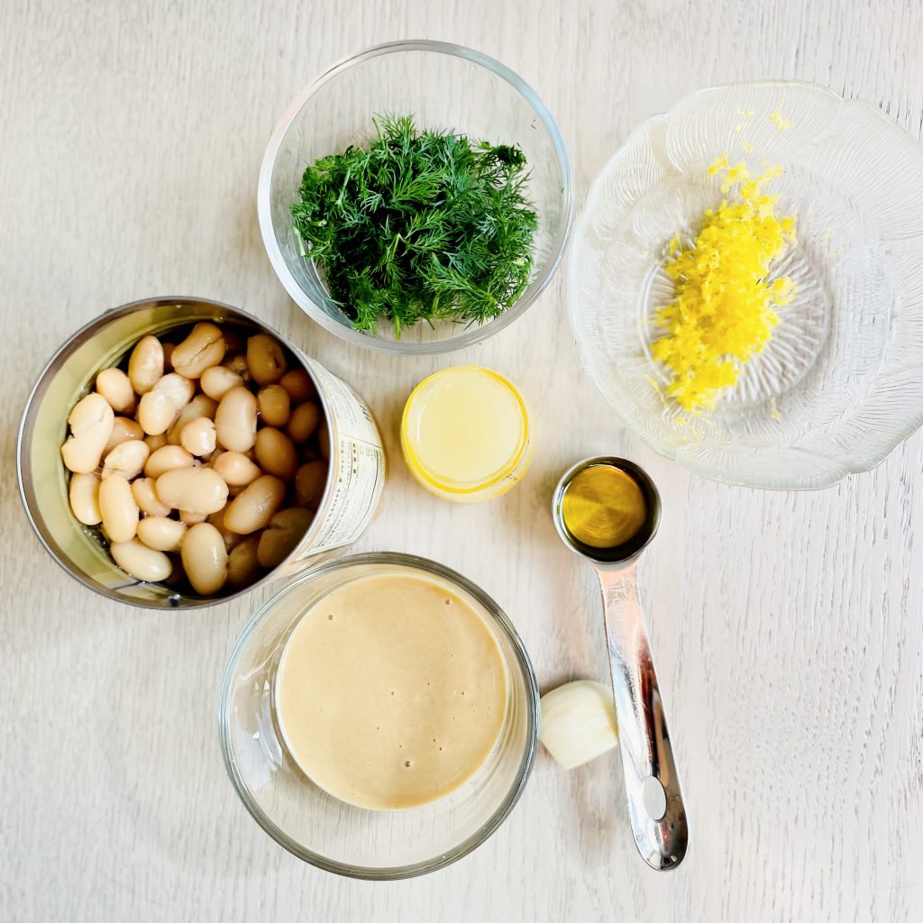 making hummus